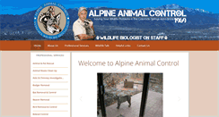 Desktop Screenshot of alpinewildlifecontrol.com