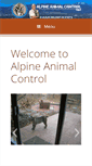 Mobile Screenshot of alpinewildlifecontrol.com